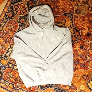 Nike Grey Sportswear Club Fleece Hoodie